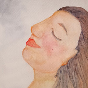Mujer de perfil